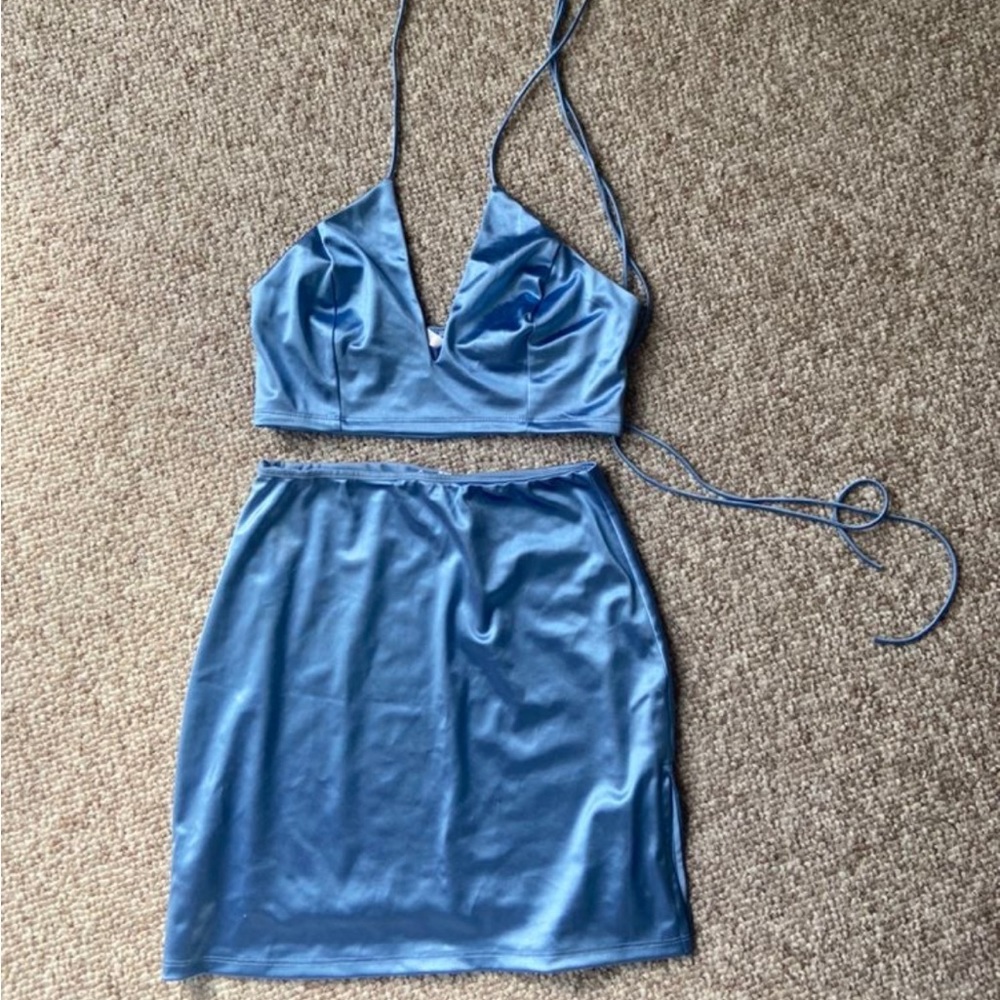 Lucy in the sky summer satin set